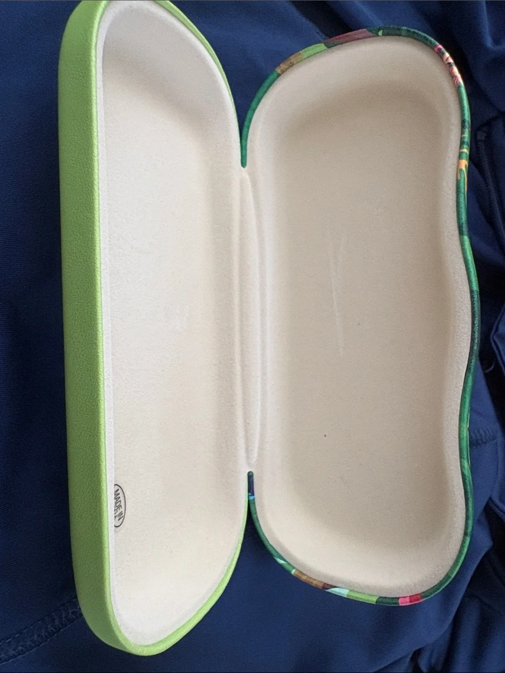 Eyeglass Case Tropical Flamingo Hard Eyeglass Case - Mint Green with Pink NWT - Picture 2 of 4